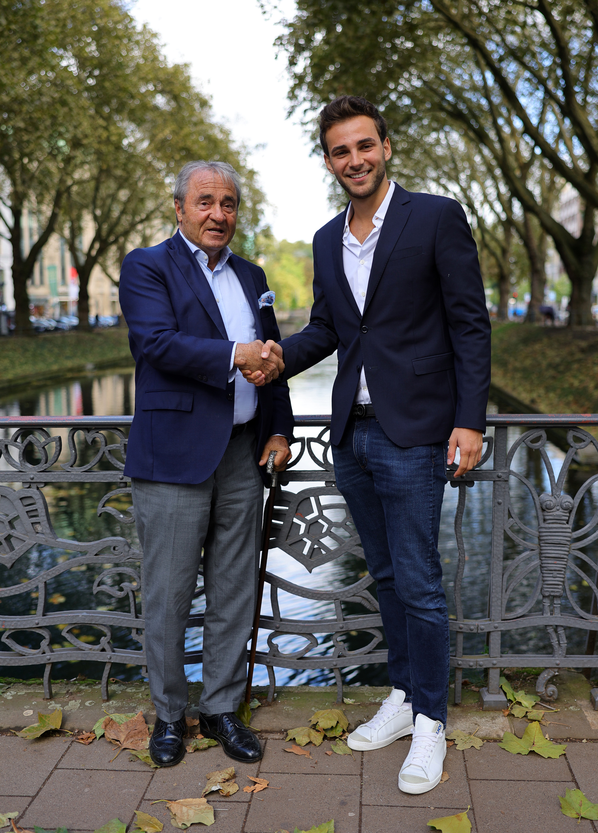 Endin Adrovic und Frank Schnitzler