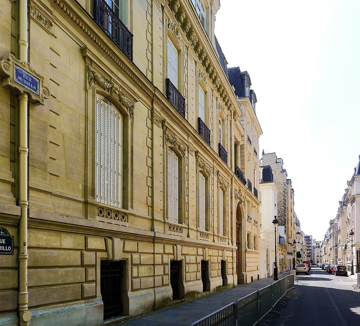 Die Rue Murillo in Paris