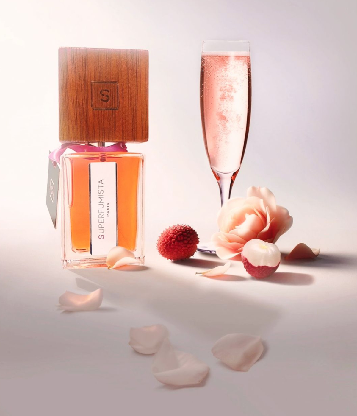 'Infra Rose - a combination of sparkling lychee, champagne rosé and  rose petals