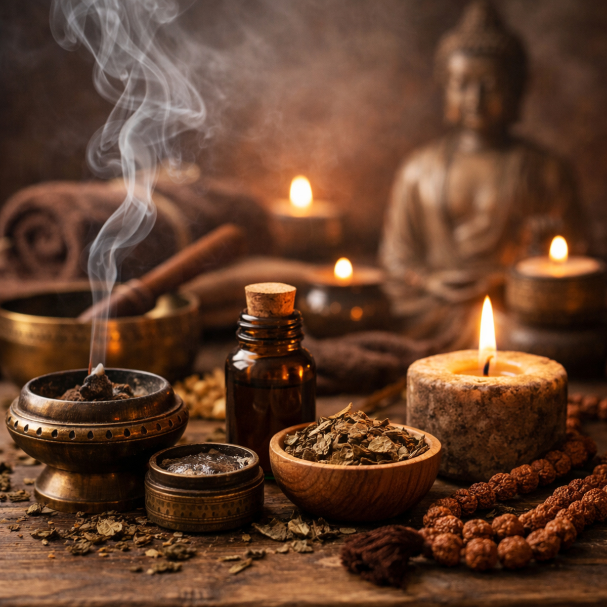 Symbolbild: Patchouli in Räuchermischungen und Ölen“