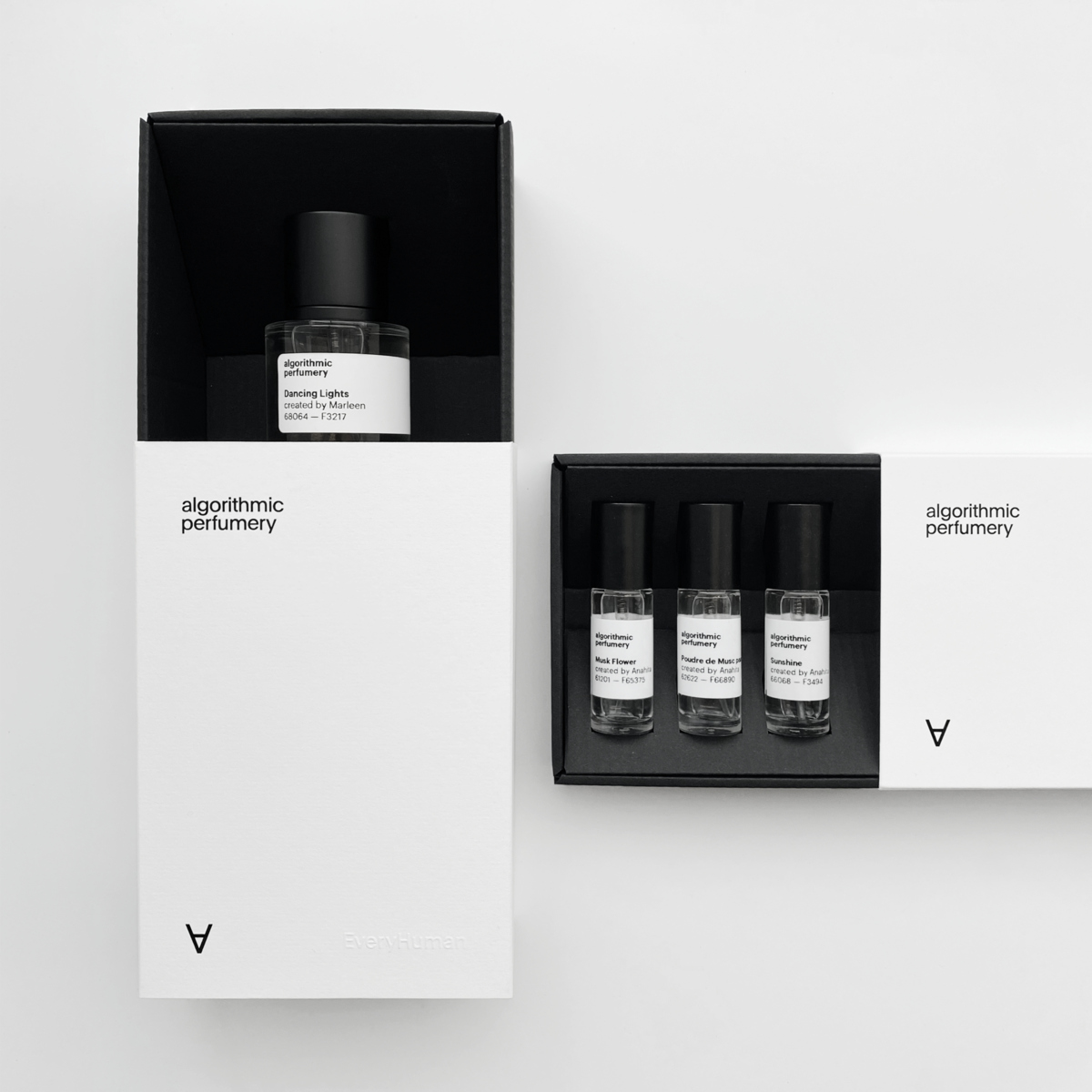 At the end, the customer receives three individually created fragrances, tailored to their personal preferences