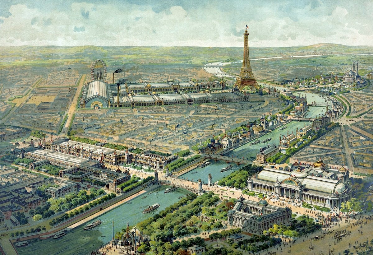Ausstellungsfläche der Weltausstellung 1900